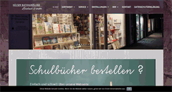 Desktop Screenshot of huelser-buchhandlung.de